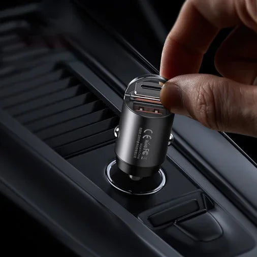 Ignite Your Drive: 90W Dual PD/QC Fast Car Charger - Sleek, Powerful, and Universally Compatible