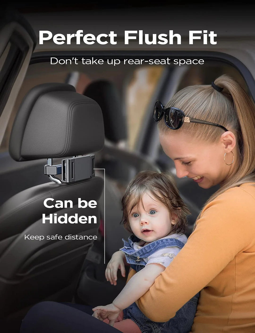 Ultimate Car Tablet Mount: Secure, 360° Rotating, Universal Fit for All Devices