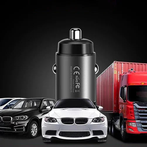 Ignite Your Drive: 90W Dual PD/QC Fast Car Charger - Sleek, Powerful, and Universally Compatible