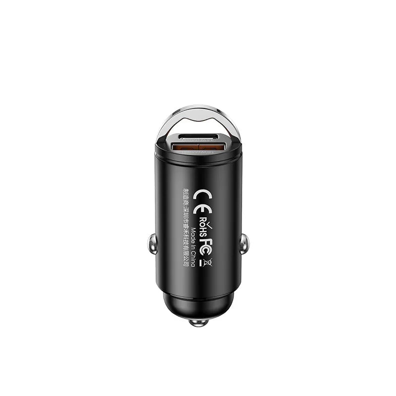 Ignite Your Drive: 90W Dual PD/QC Fast Car Charger - Sleek, Powerful, and Universally Compatible